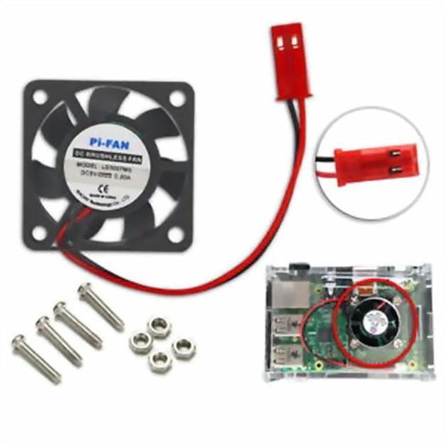 RA003 Вентилятор ACD 3010 Fan (30*30*10mm) w/ Screw and Nut for Raspberry Pi 3 B/B+ (RASP1742) фото 2