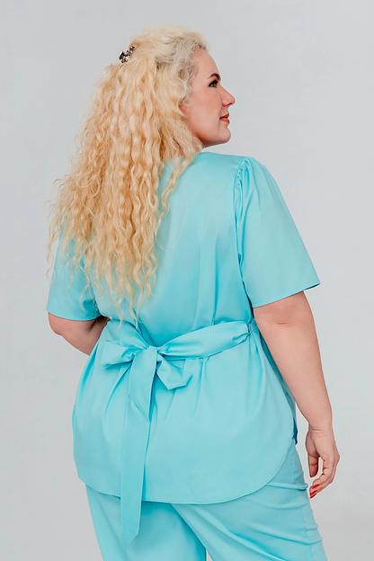 Блуза медицинская женская VF3-80-04-1, 16F+0F, опт фото 7