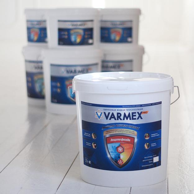 Жидкая теплоизоляция Varmex «Защита фасада» 20 л ОПТ фото 2