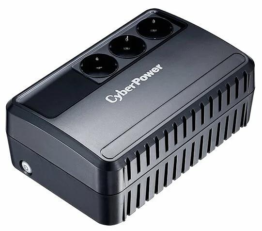ИБП CyberPower BU600E, Line-Interactive, 600VA/360W, 3 Schuko розетки, Black, 0.28х0.14х0.23м., 4.4кг. CyberPower BU600E фото 2