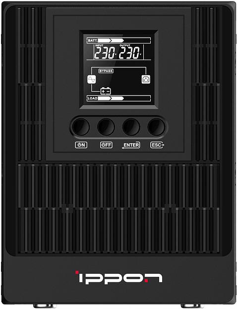 Источник бесперебойного питания Ippon Innova TBE 1000 900Вт 1000ВА черный фото 1