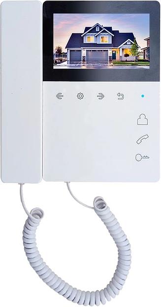 Видеодомофон Tantos Elly белый с трубкой фото 2