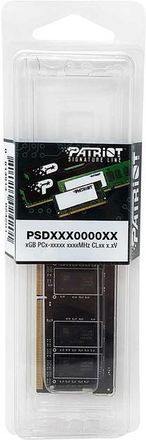 Память DDR4 16Gb 2666MHz Patriot PSD416G266681S RTL PC4-21300 CL19 SO-DIMM 260-pin 1.2В фото 5