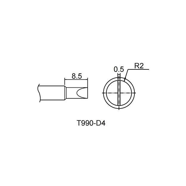 Аксессуары для пайки Atten Жало со встроенным нагревателем, T990-D4 фото 2