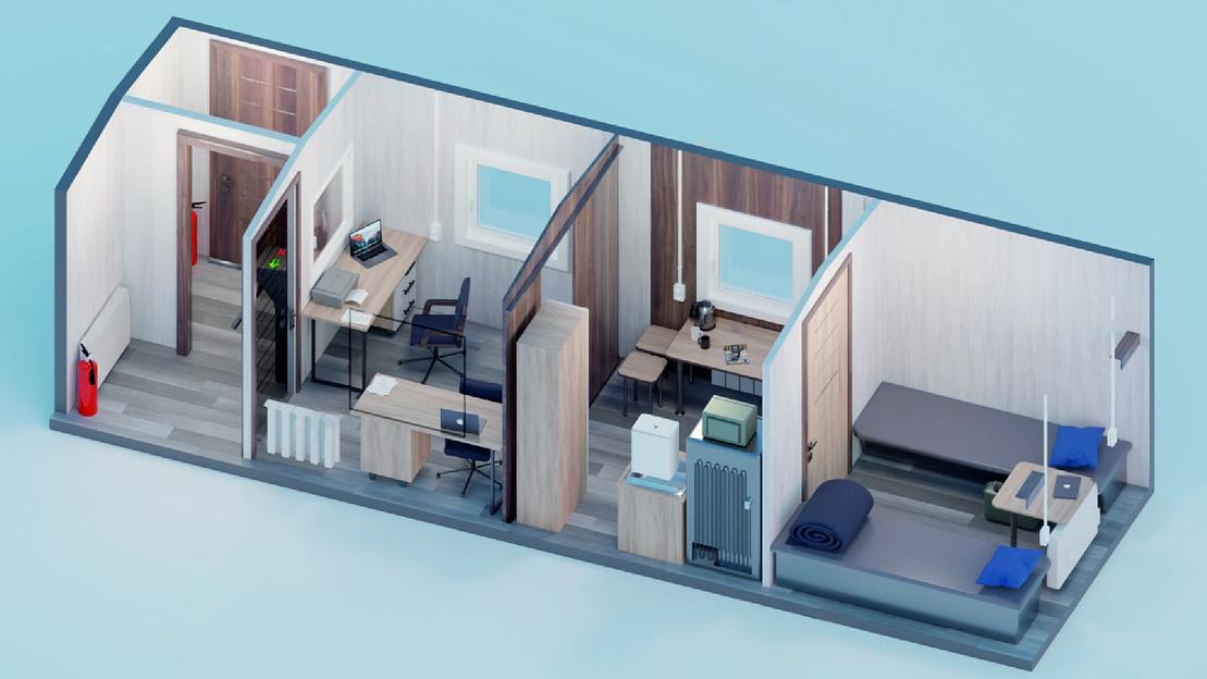 Вагон-дом КПП фото 1