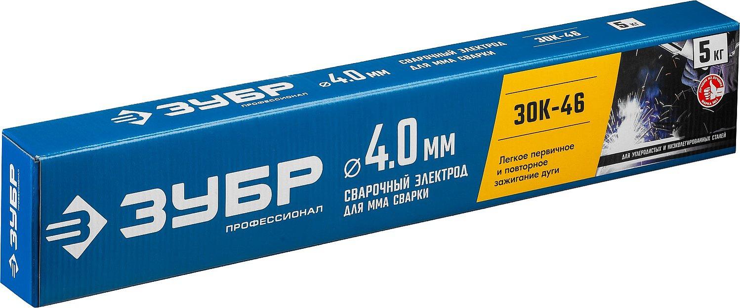 Электроды Зубр Профессионал D4мм L450мм 5000гр (40035-4.0) фото 2