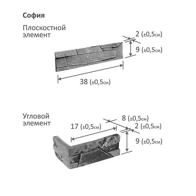 Облицовочный камень для фасада София Песочная фото 7