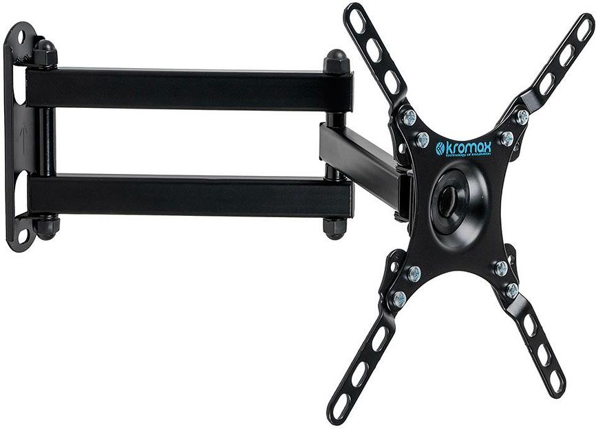 Кронштейн для телевизора Kromax DIX-13 черный 15"-42" макс.20кг настенный поворотно-выдвижной и наклонный фото 2