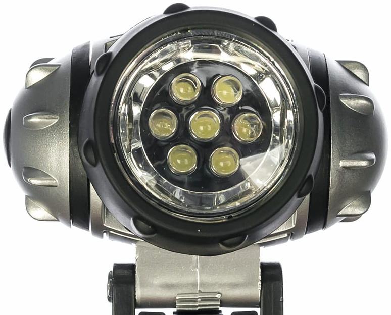 Фонарь налобный Космос H7LED черный/серебристый лам.:светодиод. AAAx3 (KOC-H7-LED) фото 5