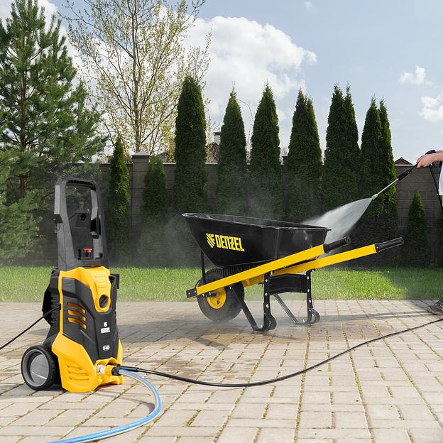 Моечная машина высокого давления R-165, 2200 Вт, 165 бар, 7 л/мин, колёсная// Denzel фото 10