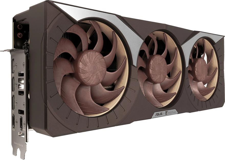 Видеокарта Asus PCI-E 5.0 RTX5080-O16G-NOCTUA NVIDIA GeForce RTX 5080 16Gb 256bit GDDR7 2700/30000 HDMIx2 DPx3 HDCP Ret фото 3