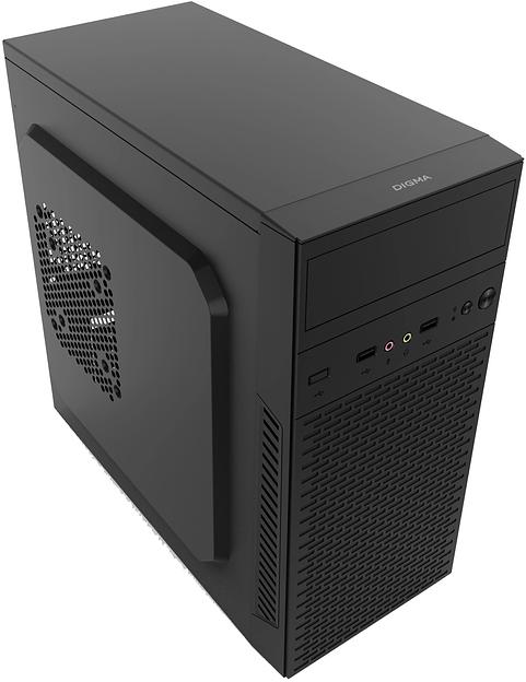 Корпус Digma DCC-MN305 черный без БП mATX 1x80mm 1x120mm 2xUSB2.0 1xUSB3.0 audio фото 2