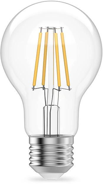 Лампа филам. Gauss Filament 11Вт цок.:E27 груша св.свеч.бел.теп. (упак.:10шт) (22211) фото 2