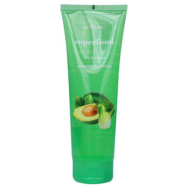 Liv delano superfood гель для душа авокадо и фенхель 250 мл фото 1
