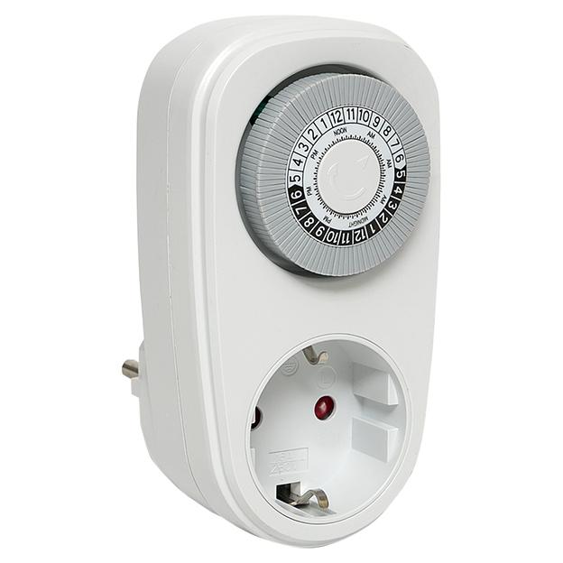 EKF SMT-48p Розеточный механический таймер SMT-48p 16A суточный EKF PROxima фото 1