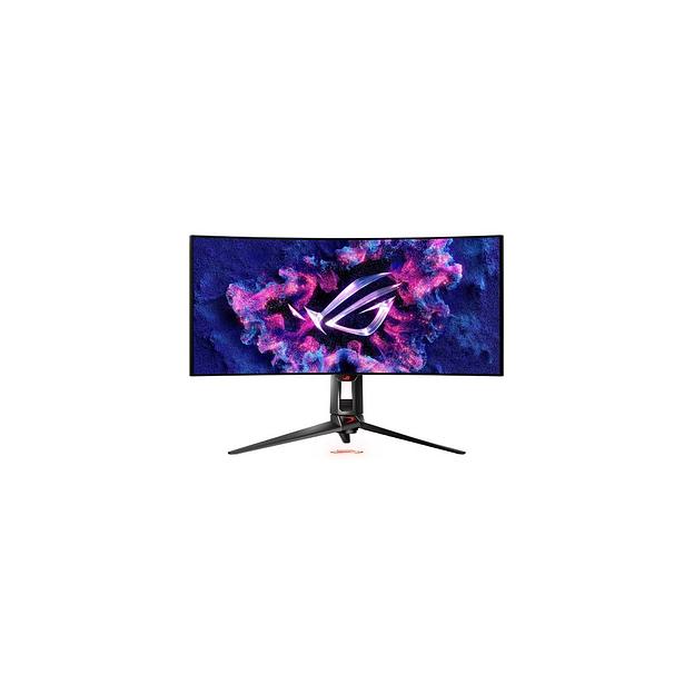 34" Монитор ASUS ROG Swift PG34WCDM, 3440x1440, OLED, 240Гц, 2хHDMI, 1хDP, изогнутый, черный [90lm09l0-b01a70] фото 1
