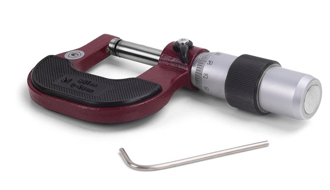 Микрометр гладкий МК-  25 0,01 кл.т.1 КировИнструмент с поверкой фото 4