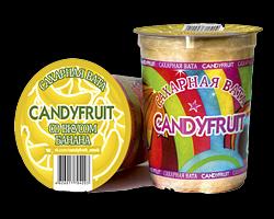 Сахарная вата «CANDYFRUIT» со вкусом банана, 20 гр/12 шт ОПТ фото 1