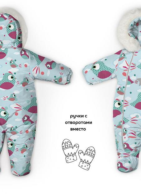 Комбинезон №106 Птички, арт 264ш/2 (80 см) фото 5