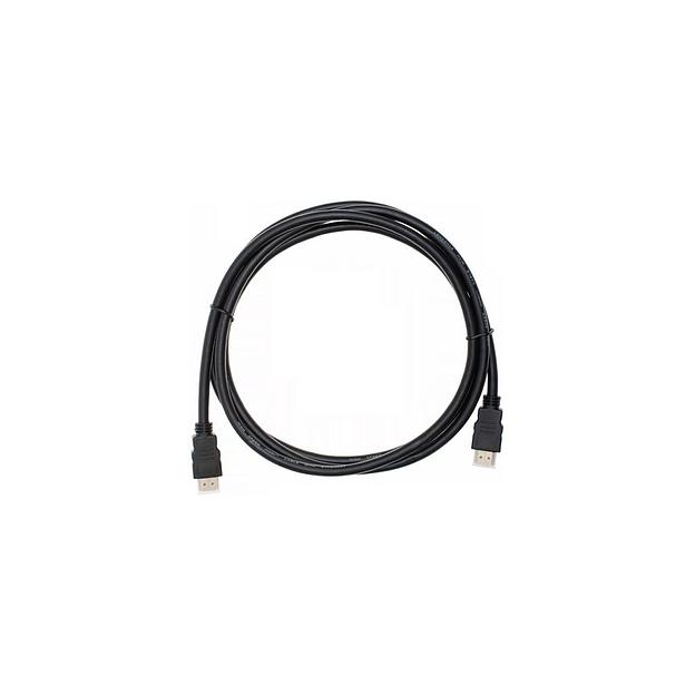 Кабель аудио-видео Cactus CS-HDMI.1.4-2, HDMI (m) - HDMI (m), ver 1.4, 2м, GOLD, черный фото 1