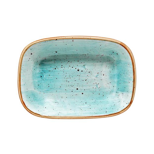 Салатник 170*115 мм. 275 мл. h=40 мм. Аква, форма Гурмэ /1/12/ фото 1