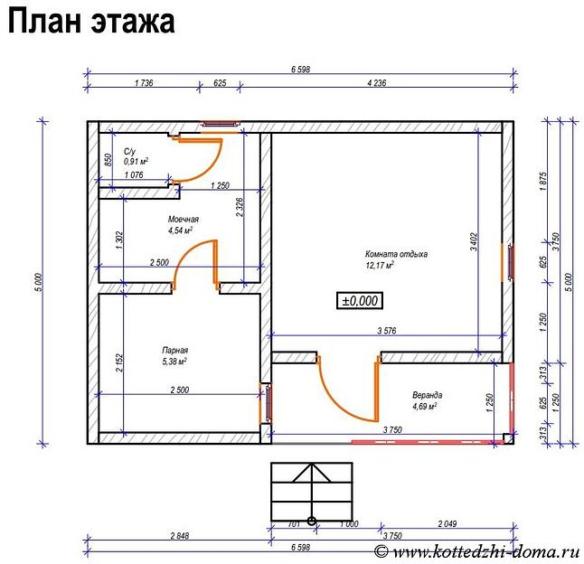 Баня 33 м² РП-Б под заказ фото 3