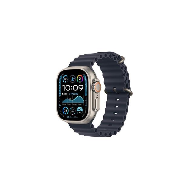 Смарт-часы Apple Watch Ultra 2 2024 A2986, 49мм, синий/титан [mx4d3lw/a] фото 1