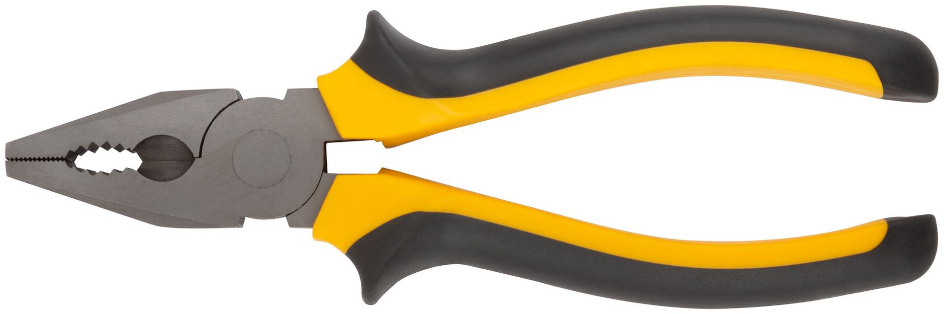 Плоскогубцы комбинированные ''Стайл'', мягкие прорезиненные ручки, молибденовое покрытие 180 мм фото 1