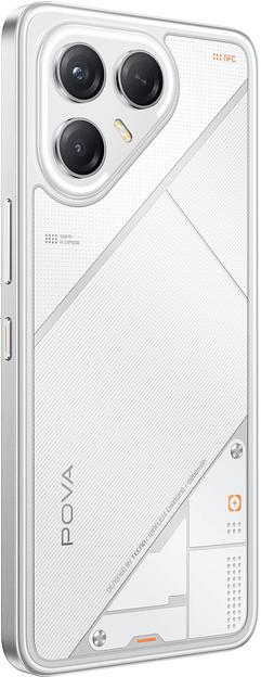 Смартфон Tecno POVA 7 Ultra 5G 256Gb 8Gb белый моноблок 3G 4G 6.8" 1080x2460 Android 14 50Mpix 802.11 a/b/g/n/ac NFC GPS GSM900/1800 Protect фото 4