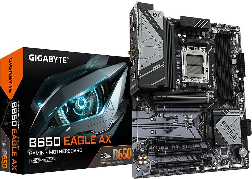 Материнская плата Gigabyte B650 EAGLE AX SocketAM5 AMD B650 4xDDR5 ATX AC`97 8ch(7.1) GbLAN RAID+HDMI+DP фото 5