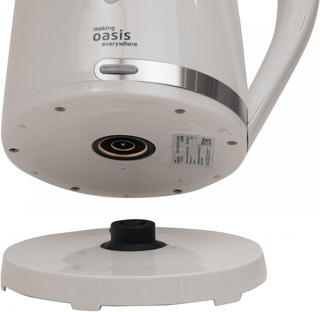 Чайник электрический Oasis K-2PW 1.7л. 2200Вт белый корпус: пластик фото 7