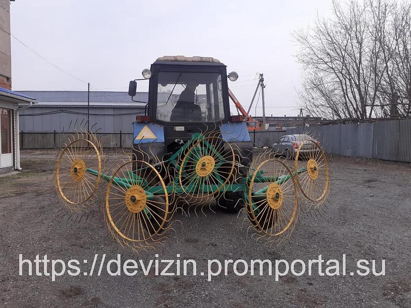 Грабли – ворошилки 4 колесные прицепные фото 2