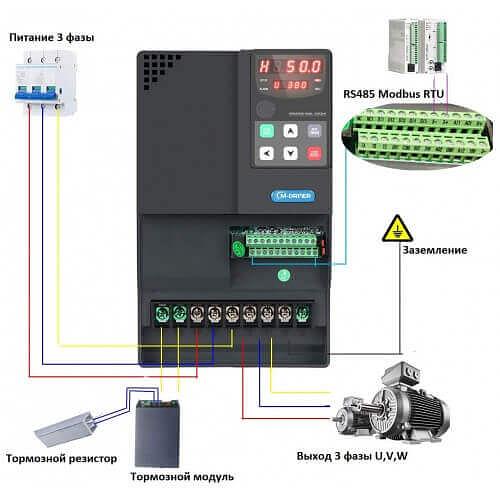 Частотный преобразователь M-Driver C0110G3 380В 11 кВт 25 А фото 3