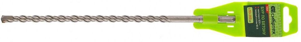 Бур Сибртех 70565 по бетону Д=10мм Дл=200мм (1пред.) для перфораторов фото 1