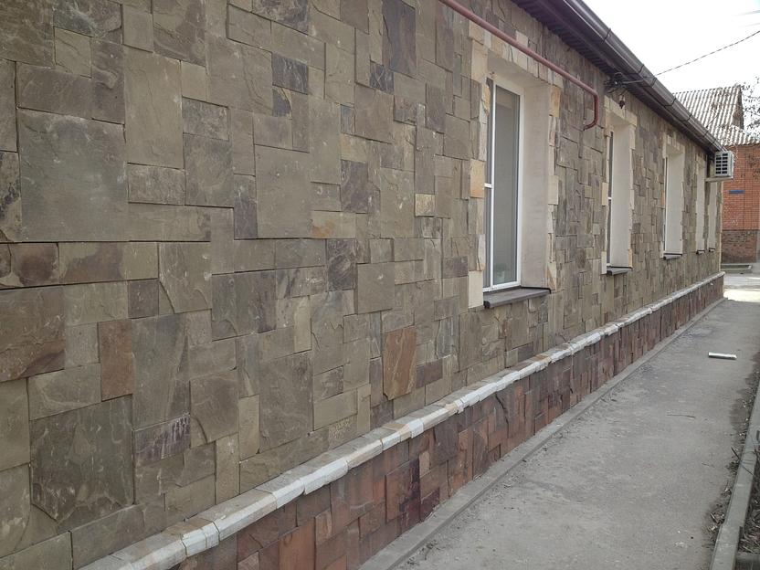 Плитка песчаник пиленный Терракот красный /м2 (20 мм) фото 1