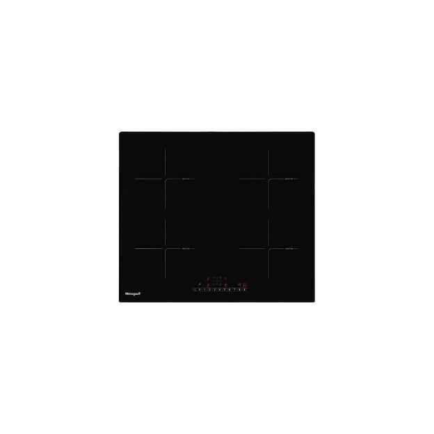 Индукционная варочная поверхность WEISSGAUFF HI 640 BSC, конфорок: 4 шт., стеклокерамика, независимая, черный фото 1