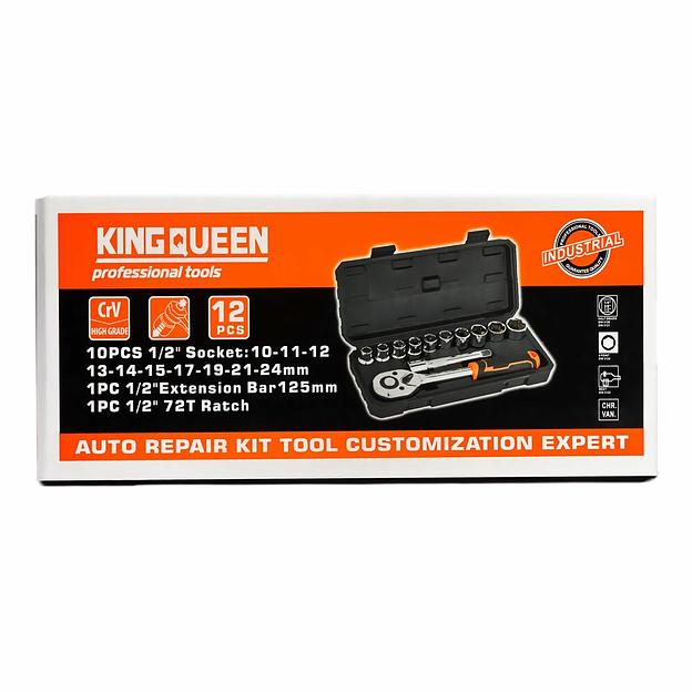 Набор инструментов KINGQUEEN 12 Предметов (1/2) WIB-2001 фото 7