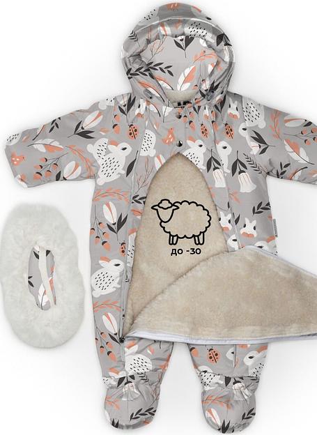 Комбинезон №238 Зайчата, арт 264ш/2 (74 см) фото 3