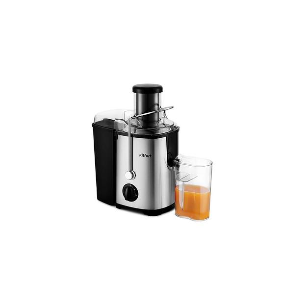 Соковыжималка KitFort KT-1116, центробежная, стальной [кт-1116] фото 1