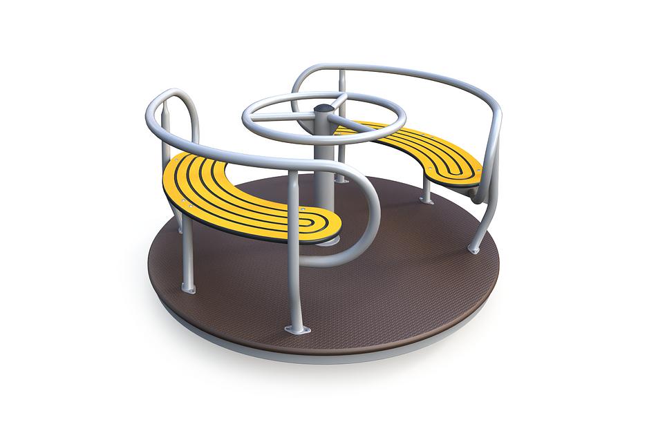 Карусель КР-012, 1370х1370х740 мм, под заказ ОПТ фото 1