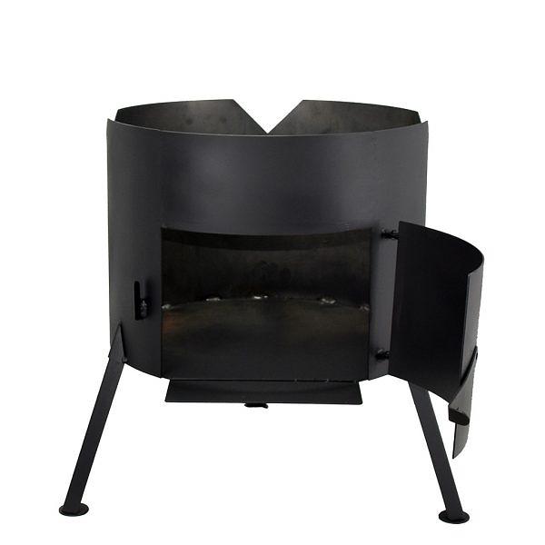 Печь под казан 16-22 л с дверкой (съемные ножки) опт фото 1