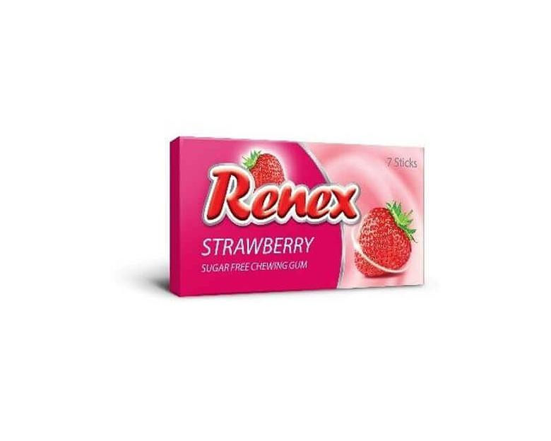 Жевательная резинка без сахара Renex, мини-пластинки 12,5 г ОПТ фото 2