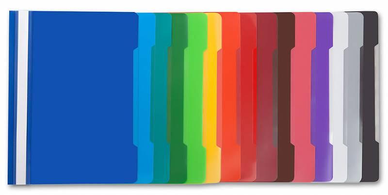 Папка-скоросшиватель Бюрократ -PS20BLCK A4 прозрач.верх.лист пластик черный 0.12/0.16 фото 2