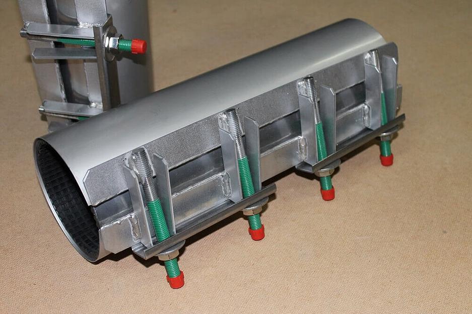 Хомут ремонтный ВЗПА однозамковый ОД=133-144 L=250 ДУ=125 фото 2