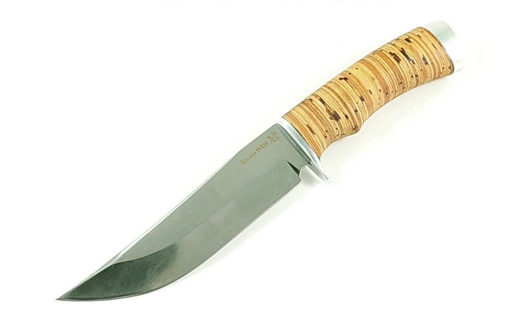 Нож Клыч, рукоять береста A283 фото 1
