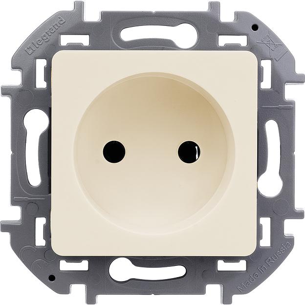 Legrand 673711 Розетка 2К - 16 А - 250 В~ - INSPIRIA - слоновая кость фото 1