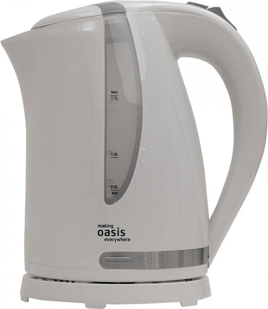 Чайник электрический Oasis K-2PW 1.7л. 2200Вт белый корпус: пластик фото 2