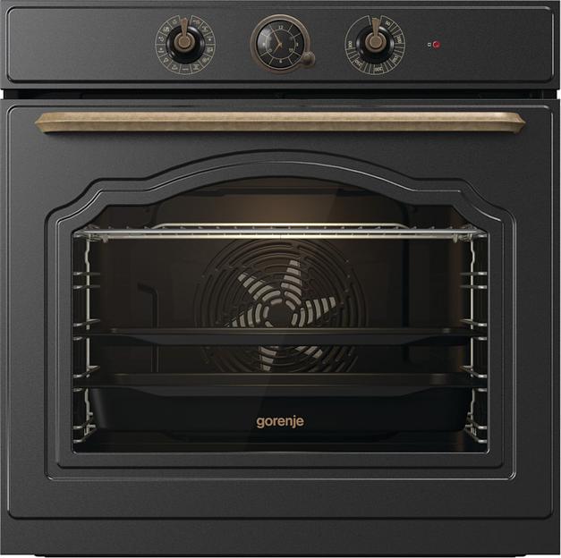 Духовой шкаф Электрический Gorenje BOS67371CLB черный фото 1