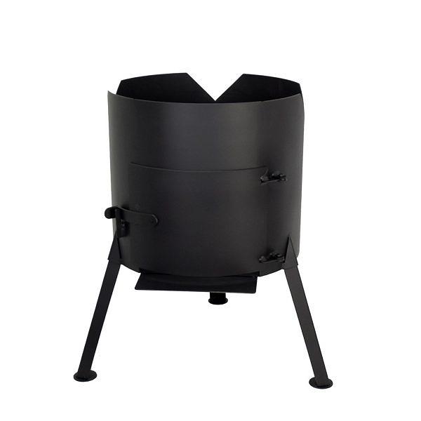 Печь под казан 8-10 литров с дверкой (съемные ножки) опт фото 2