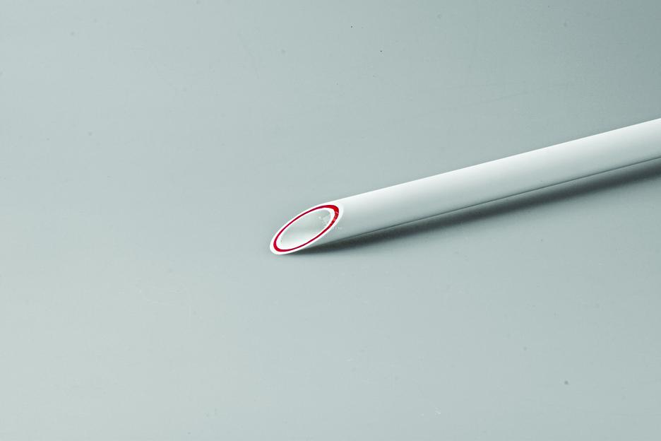 Труба полипропиленовая 90x12.3 SDR 7.4 PN 20 PPR RUBIS армированная стекловолокном белая, хлыст 4м фото 1